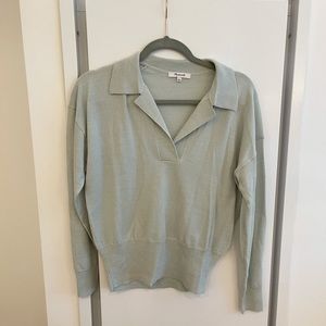 Madewell collared sweater